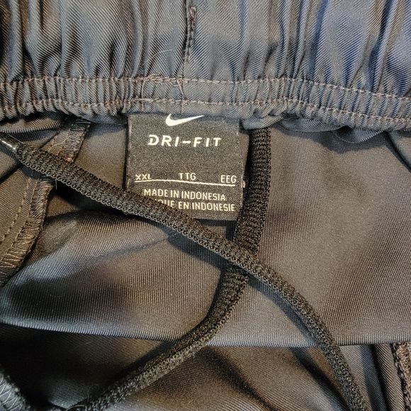 Nike Dri-Fit Athletic Wind Breaker Pants Black - Size 2XL* - Picture 6 of 6